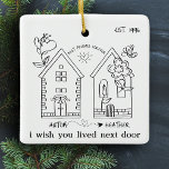 Adorno De Cerámica Navidades personalizados de imágenes de mejor amig<br><div class="desc">Celebra tu mejor amigo y los preciados recuerdos que has compartido con nuestro Personalizado "Mejor Amigos para siempre" Ornamento cerámico. Este adorno personalizado es un regalo único y sincero, perfecto para el cumpleaños de tu amigo, Navidades o cualquier ocasión especial. Con la frase "Mejores Amigos para siempre" y la opción...</div>