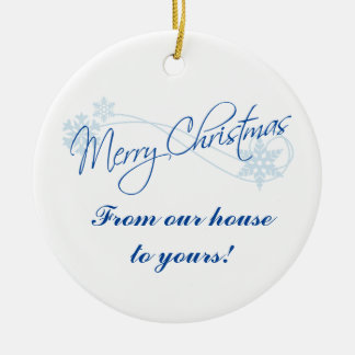 Adorno De Cerámica Navidades personalizados de nuestra casa a la suya
