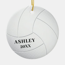 Adorno De Cerámica Navidades personalizados de Volley Ball