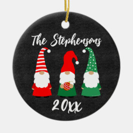 Adorno De Cerámica Navidades personalizados ganan vacaciones familiar