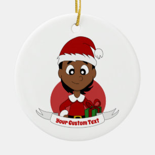 Adorno De Cerámica navidades personalizados personalizado chica