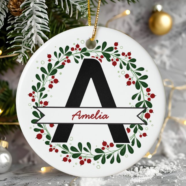 Adorno De Cerámica Navidades personalizados Personalizado de nombre d (Subido por el creador)