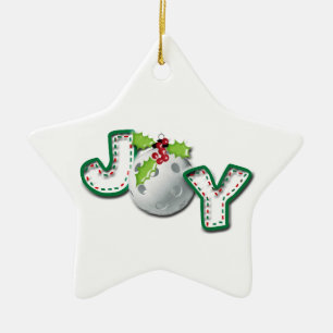 Adorno De Cerámica Navidades PIckleball Joy