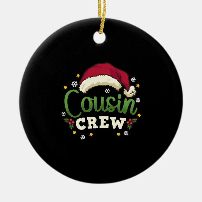 Adorno De Cerámica Navidades Primo Crew (Frente)