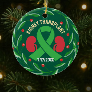 Adorno De Cerámica Navidades receptores de donante para trasplante de
