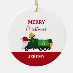Adorno De Cerámica Navidades reciclando a Personalizado de camión bas