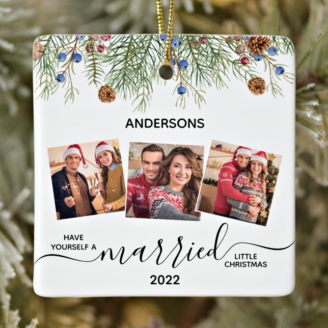 Adorno De Cerámica Navidades recién casados 3 Foto (Subido por el creador)
