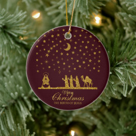 Adorno De Cerámica Navidades religiosos, nacimiento de Jesús, tres re