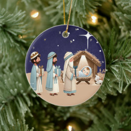 Adorno De Cerámica Navidades religiosos Natividad Escena y Escritura