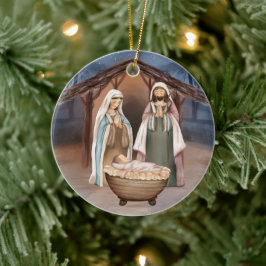 Adorno De Cerámica Navidades religiosos Natividad Escena y Escritura