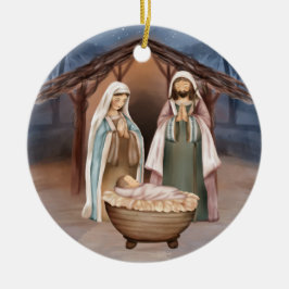 Adorno De Cerámica Navidades religiosos Natividad Escena y Escritura