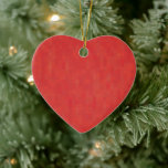 Adorno De Cerámica Navidades románticos con patrón abstracto de coraz<br><div class="desc">Corazón rojo puro abstracto patrón moderno minimalista romántico adorno cerámico. Gran Día de San Valentín,  aniversario,  novio,  novia,  amigos,  Navidades siguen siendo regalos. Compruebe el resto de la colección para buscar elementos de coordinación coincidentes.</div>