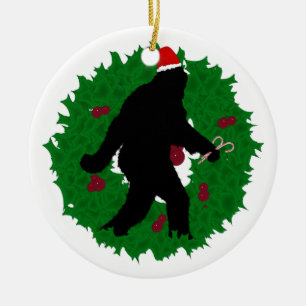 Adorno De Cerámica Navidades Squatchin'