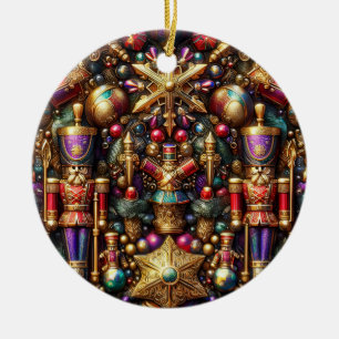 Adorno De Cerámica NAVIDADES ~ Tin Soldiers del siglo XIX ~