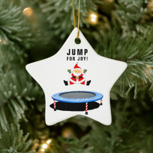 Adorno De Cerámica Navidades trampolinos personalizados