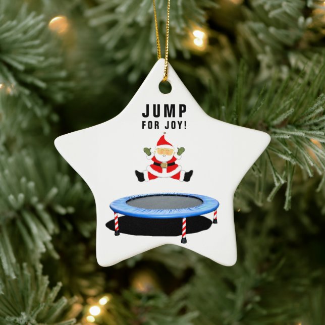 Adorno De Cerámica Navidades trampolinos personalizados (Árbol)