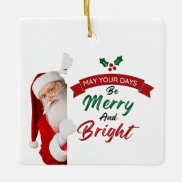 Adorno De Cerámica Navidades traviesos de Santa