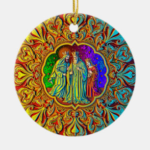 Adorno De Cerámica NAVIDADES ~ Tres reyes ~