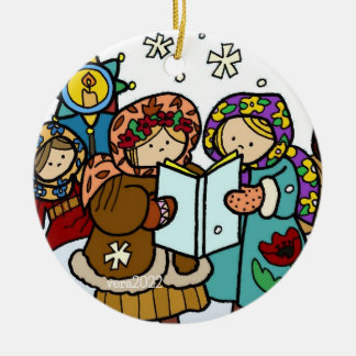 Adorno De Cerámica Navidades ucranianos cargadores de cerámica de art