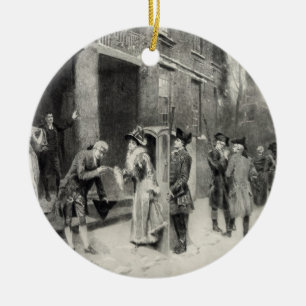 Adorno De Cerámica Navidades vísperas en homenaje a tiempos coloniale