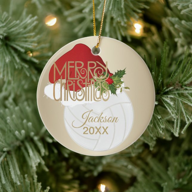 Adorno De Cerámica Navidades 🎄 voleibol 🏐 (Árbol)