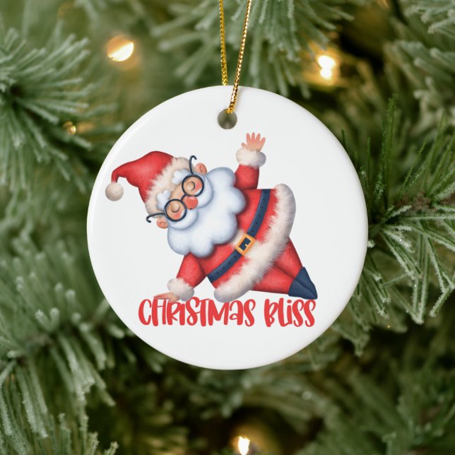 Adorno De Cerámica Navidades Zen Santa Ornament (Árbol)