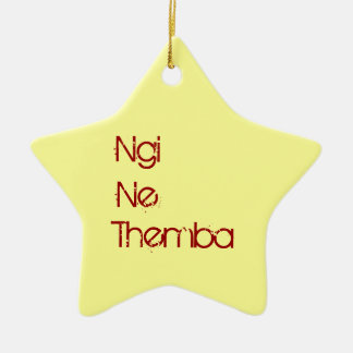 Adorno De Cerámica Ne Themba de Ngi - tengo esperanza