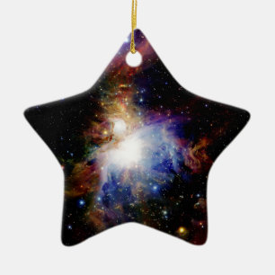 Adorno De Cerámica Nebulosa Colorida