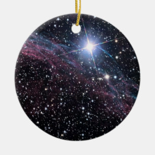 Adorno De Cerámica Nebulosa del velo de la NASA ESA