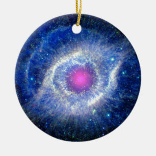 Adorno De Cerámica Nebulosa Hélice Ojo de Dios Espacio Foto Ultraviol