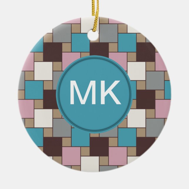 Adorno De Cerámica Néctar rosa elegante (Frente)