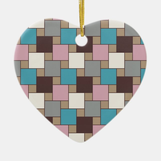 Adorno De Cerámica Néctar rosa elegante (Frente)