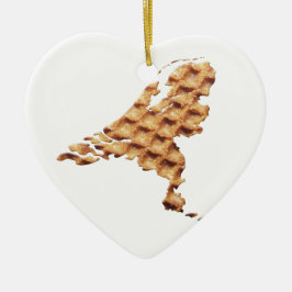 Adorno De Cerámica Nederland Stroopwafel