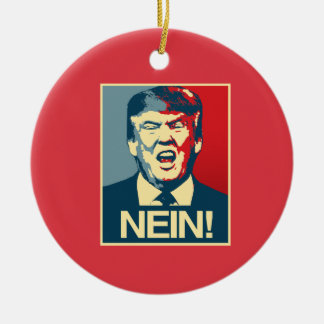 Adorno De Cerámica NEIN - Poster anti-Trump - Anti-Trump -