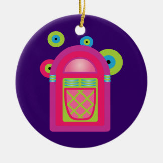 Adorno De Cerámica Neon Jukebox