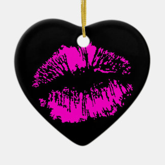 Adorno De Cerámica Neon Kiss