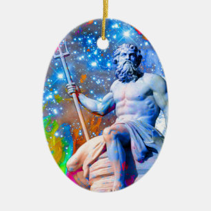 Adorno De Cerámica Neptuno
