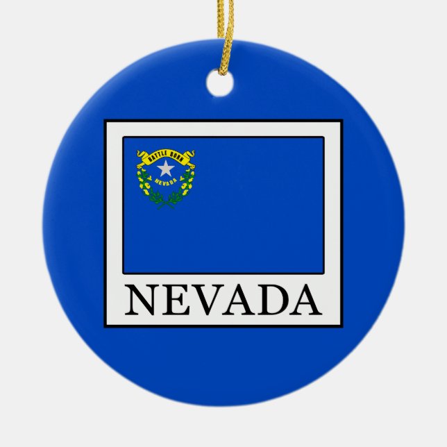 Adorno De Cerámica Nevada (Frente)