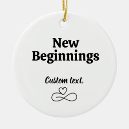 Adorno De Cerámica New Beginnings, Divorce Gifts for Her Breakup Xmas