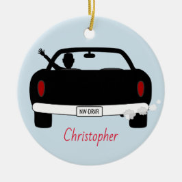 Adorno De Cerámica New Driver Teenage Boy Personalized