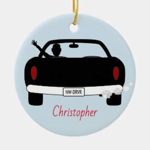 Adorno De Cerámica New Driver Teenage Boy Personalized