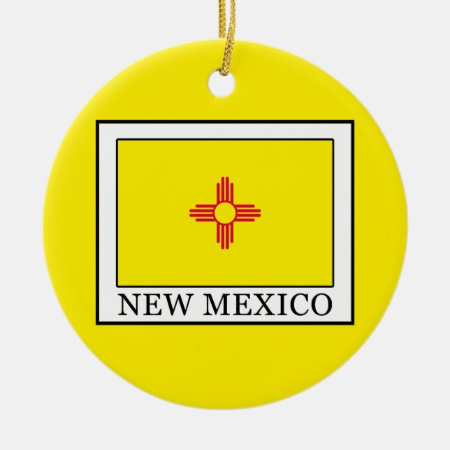 Adorno De Cerámica New México (Frente)