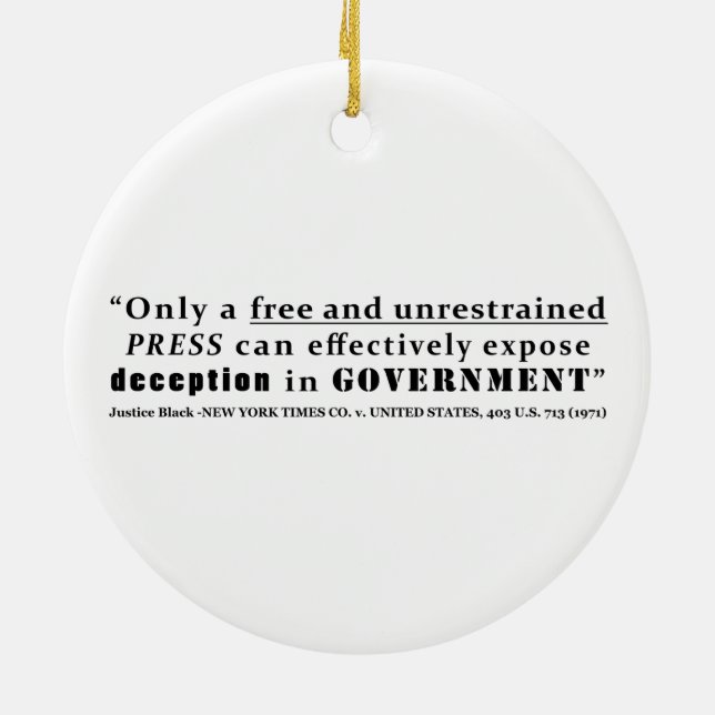 Adorno De Cerámica New York Times Co v Estados Unidos 403 nosotros (Atrás)