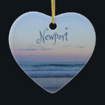 Adorno De Cerámica Newport Beach California Ocean Sunrise Blue<br><div class="desc">Newport Beach California Ocean Sunrise Blue Beautiful fotografía del amanecer de la playa de Newport. Podrás sentirte sentado en un lugar tranquilo, ya que el pájaro vuela por el aire y la brisa del océano fluye sobre tu cara. Escuche las ondas luminosas mientras entran y recuerde unas vacaciones que alguna...</div>