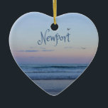 Adorno De Cerámica Newport Beach California Ocean Sunrise Blue<br><div class="desc">Newport Beach California Ocean Sunrise Blue Beautiful fotografía del amanecer de la playa de Newport. Podrás sentirte sentado en un lugar tranquilo, ya que el pájaro vuela por el aire y la brisa del océano fluye sobre tu cara. Escuche las ondas luminosas mientras entran y recuerde unas vacaciones que alguna...</div>