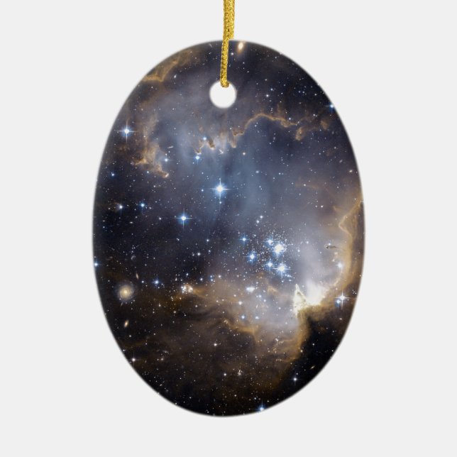 Adorno De Cerámica NGC 602 brillantes estrellas NASA (Frente)