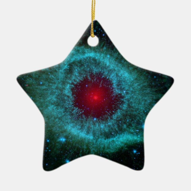Adorno De Cerámica NGC 7293 La NASA de la Nebulosa Helix (Frente)