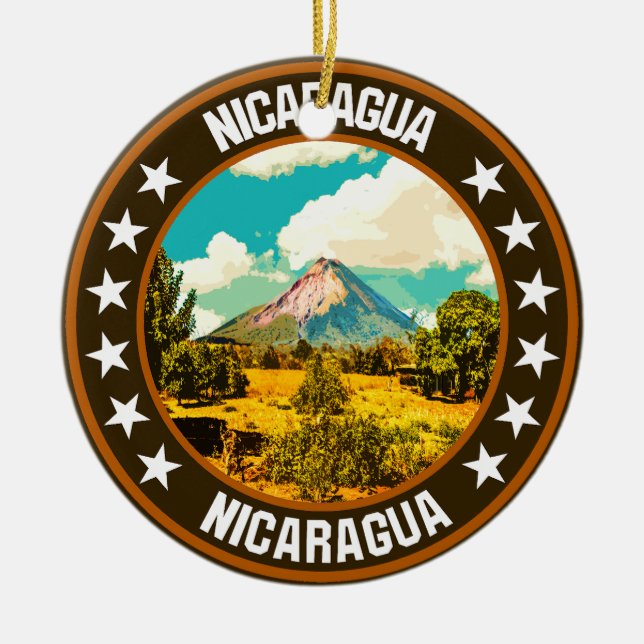 Adorno De Cerámica Nicaragua (Frente)