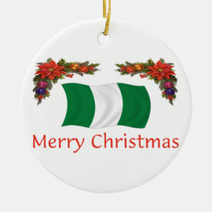 Adorno De Cerámica Nigeria Christms