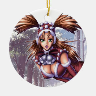 Adorno De Cerámica Nikki - navidad del animado
